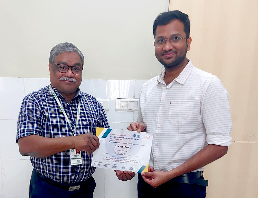 DR PREETHIV R WITH HOD ORTHOPAEDICS KIMS